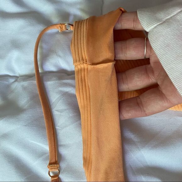 Frankie’s Bikinis Scarlett Ribbed Top in Sunrise - Picture 11 of 11